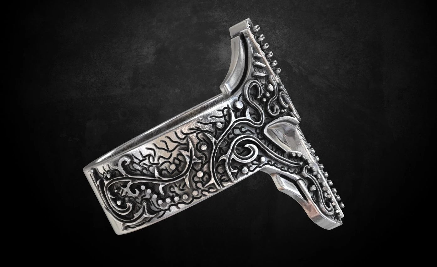 Premium Ottoman Style Knight Helmet Ring