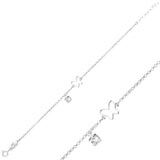 Graceful Butterfly Charm Bracelet - Modern Vulcan Design