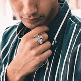 Sterling Silver Oval Ring - Personalizable Engravable Design