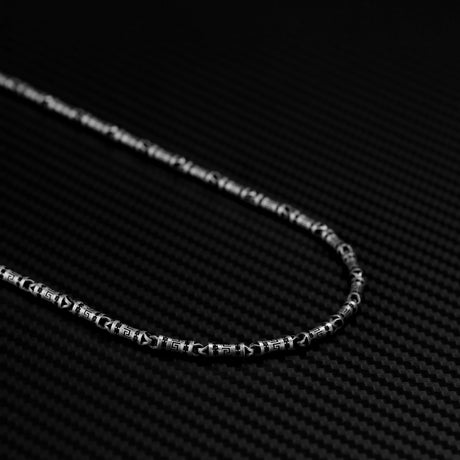 Sterling Silver Perseus Chain - Distinctive Mythic Link Design