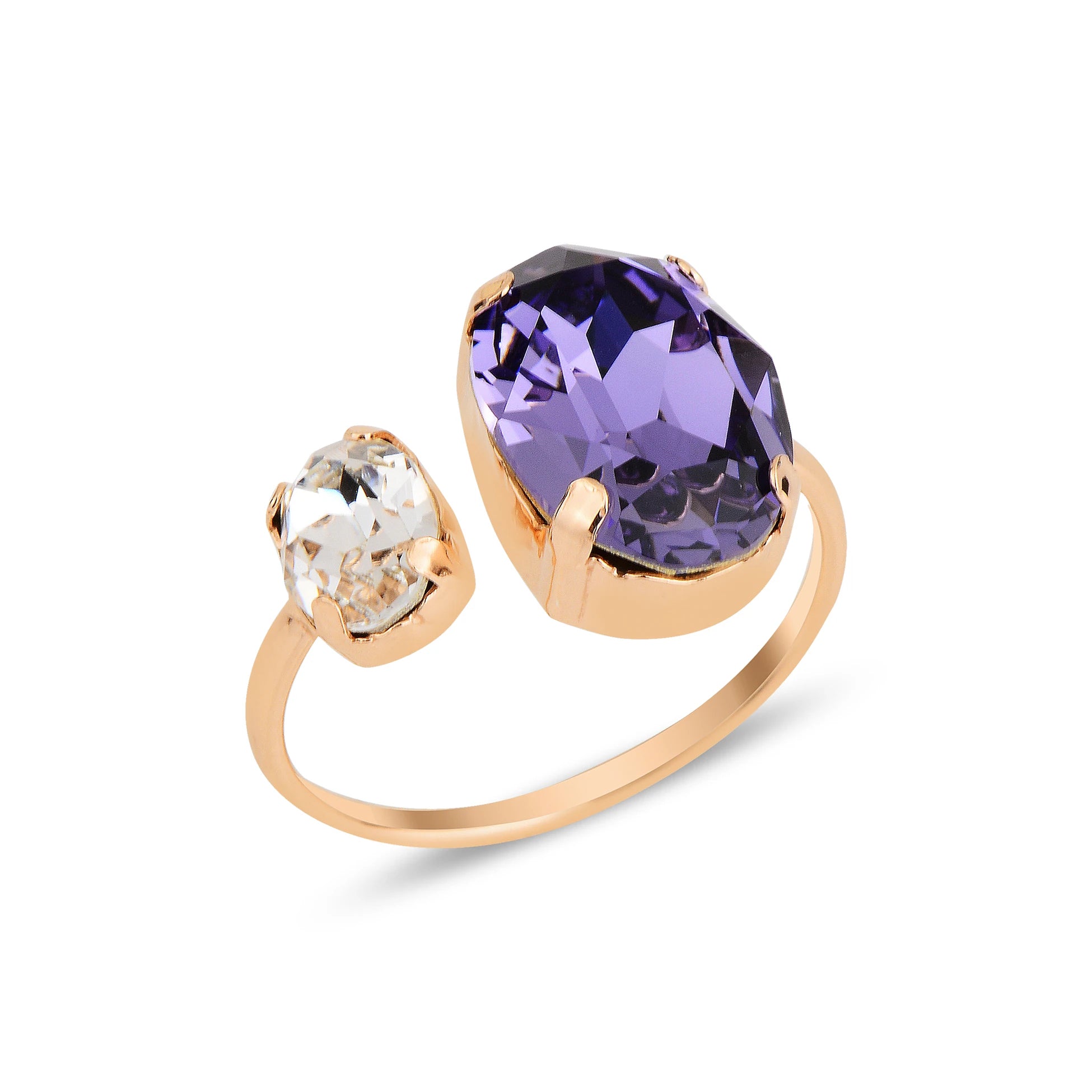 Rounded Elegance Open Ring - Contemporary & Versatile Design