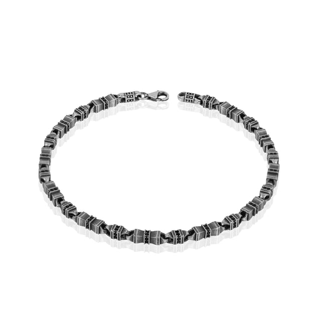 Sterling Silver Kratos Bracelet - Bold & Powerful Design