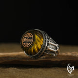 Sterling Silver Men's Ring - Turban-Inspired Heritage Design