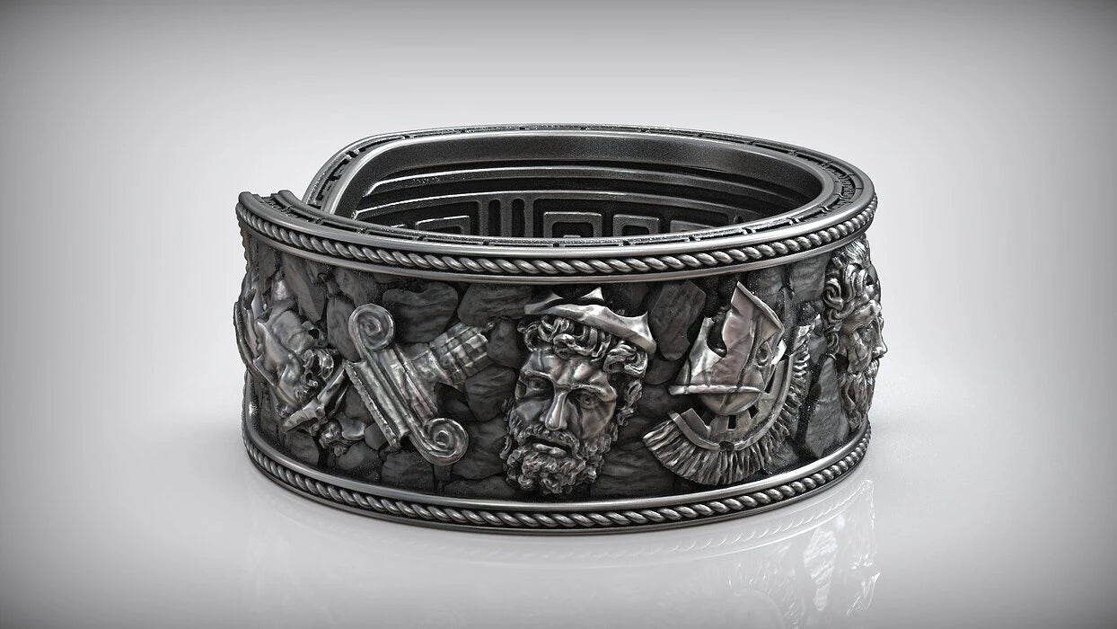 Exquisite Turkish Golden Divinity Ring Pastry