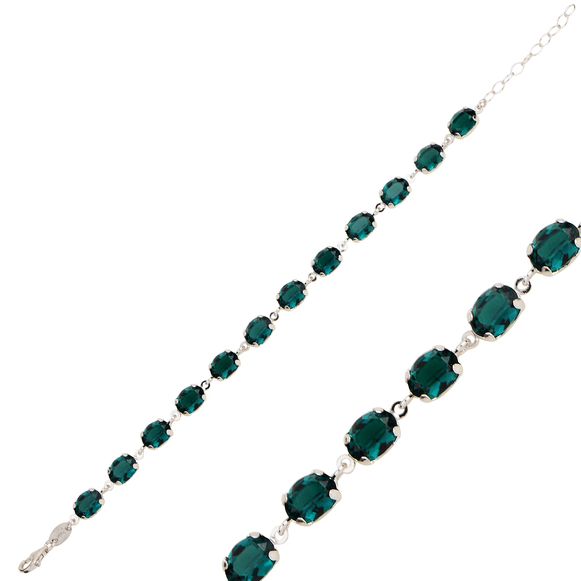 Full Circle Bracelet - Rounded Elegance Sparkle