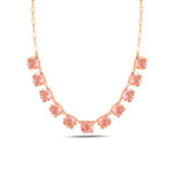 Gaia Multi-Stone Necklace - Natural Palette Mixed Cut Design