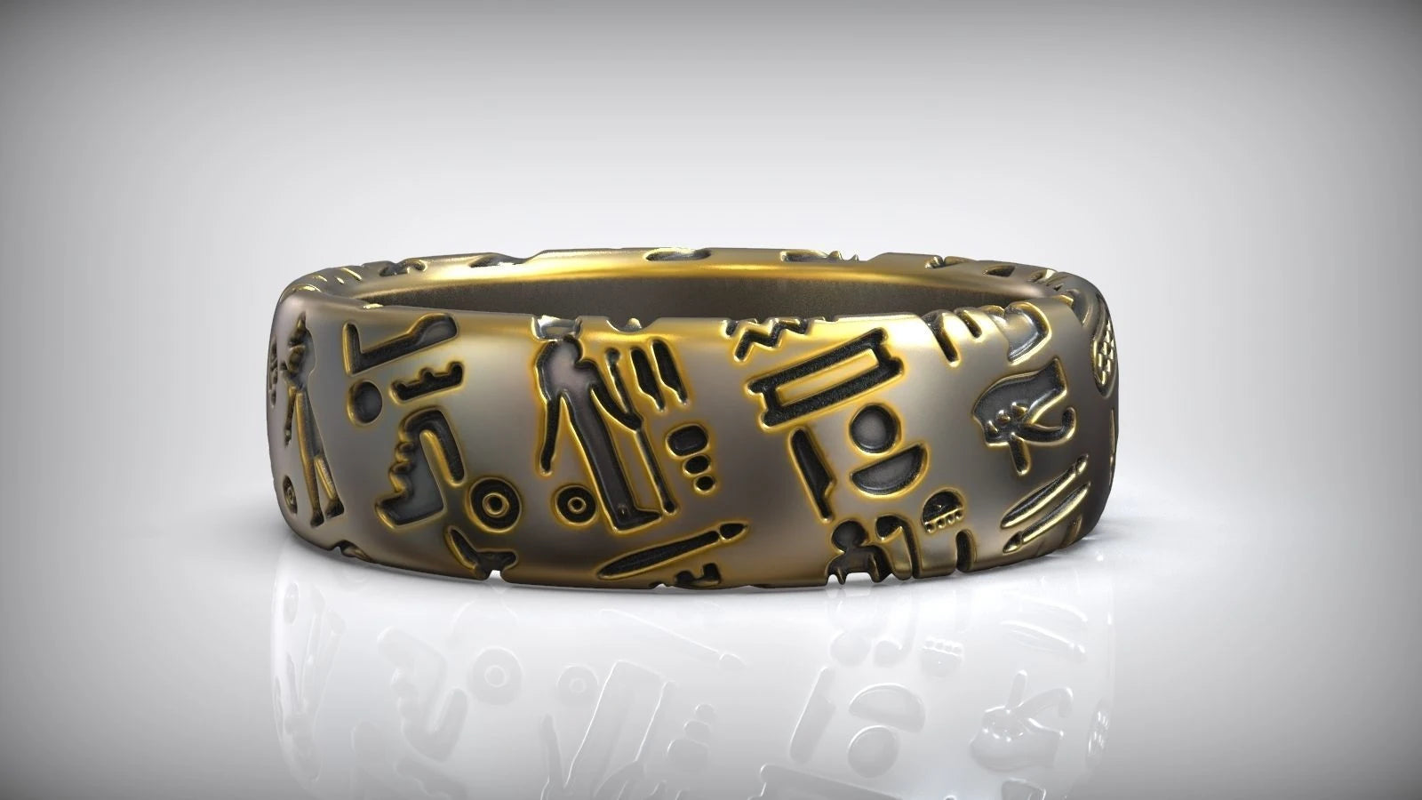 Premium Egyptian Secret Ring