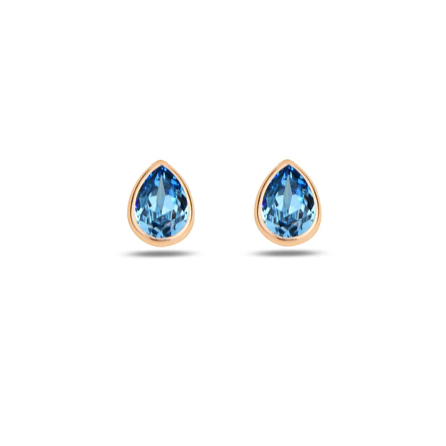 Delicate Bar Stud Earrings - Ancient Roman Inspired Design