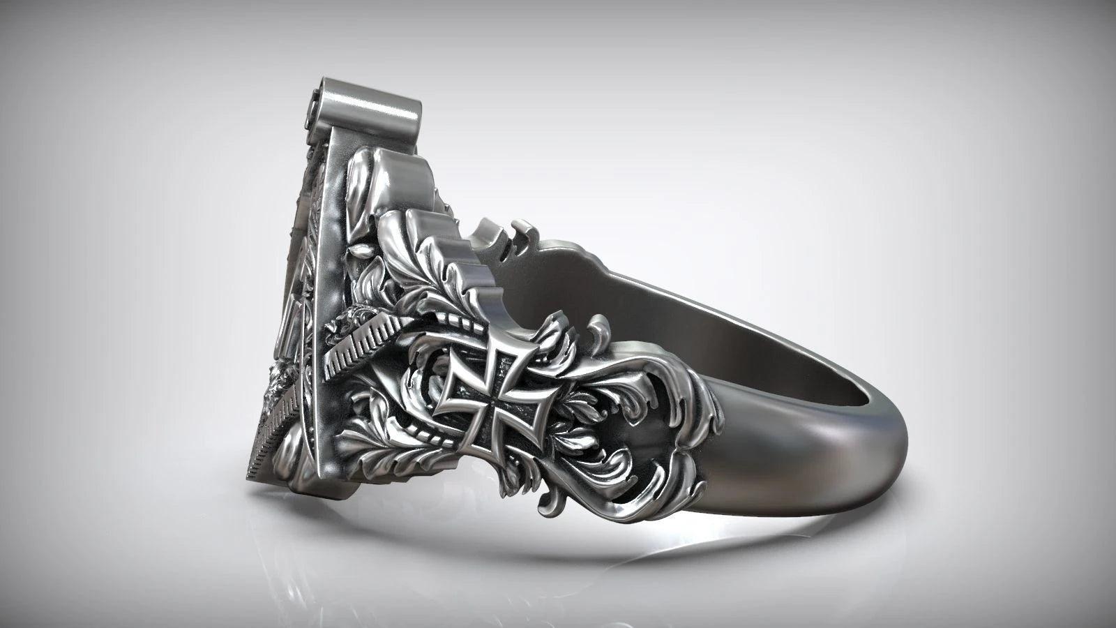 Premium Masonic Fraternal Ring