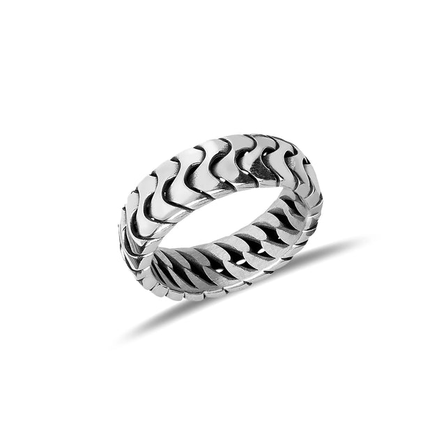 Sterling Silver Ring - Distinctive Modern Design