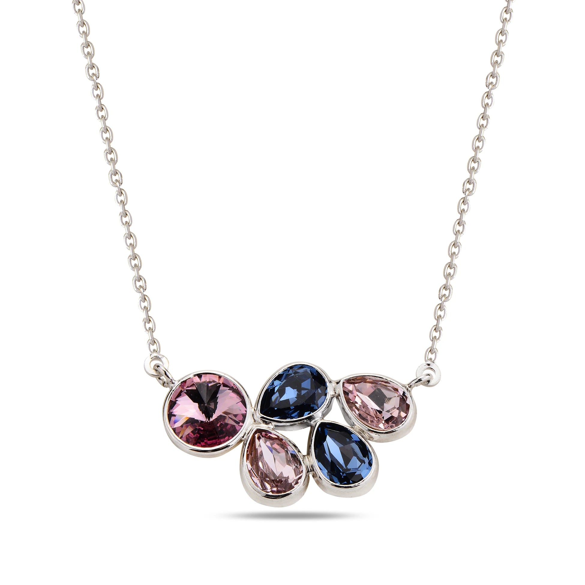 Elegant Pendant Necklace - Fluid Ocean-Inspired Design