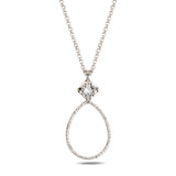 Elegant Oval Pendant Necklace - Timeless & Minimalist Design