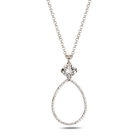 Elegant Oval Pendant Necklace - Timeless & Minimalist Design