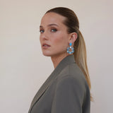 Elegant Hoop Earrings - Dazzling Sparkle & Iconic Pera Style