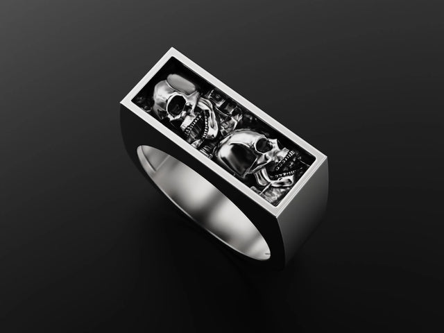 Premium Skull Signet Ring