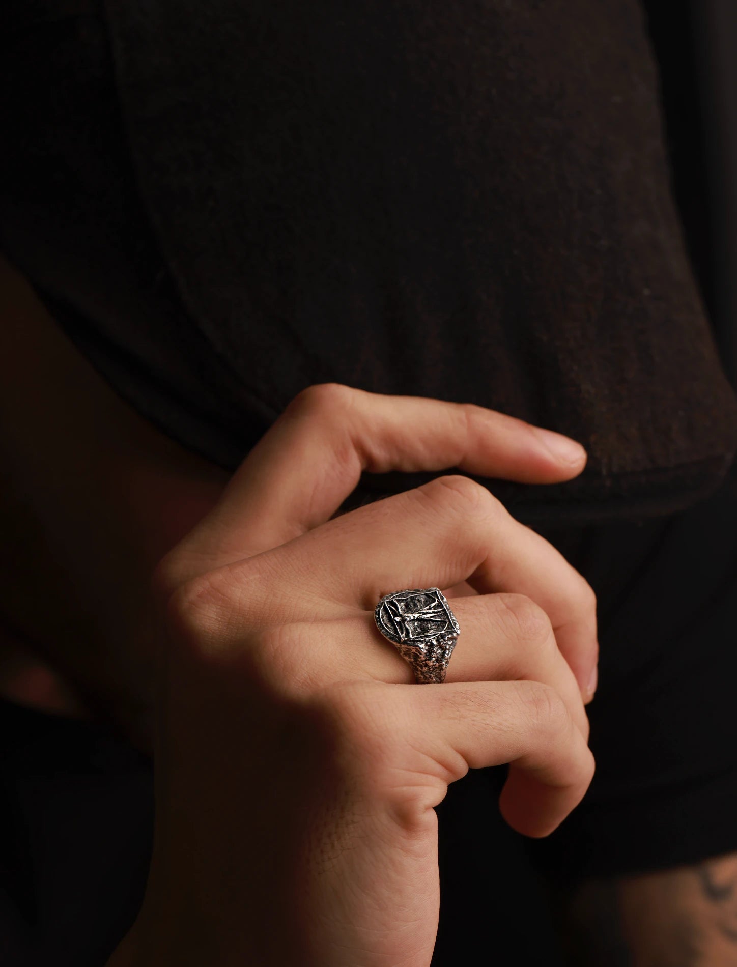 Premium Vitruvian Signet Ring