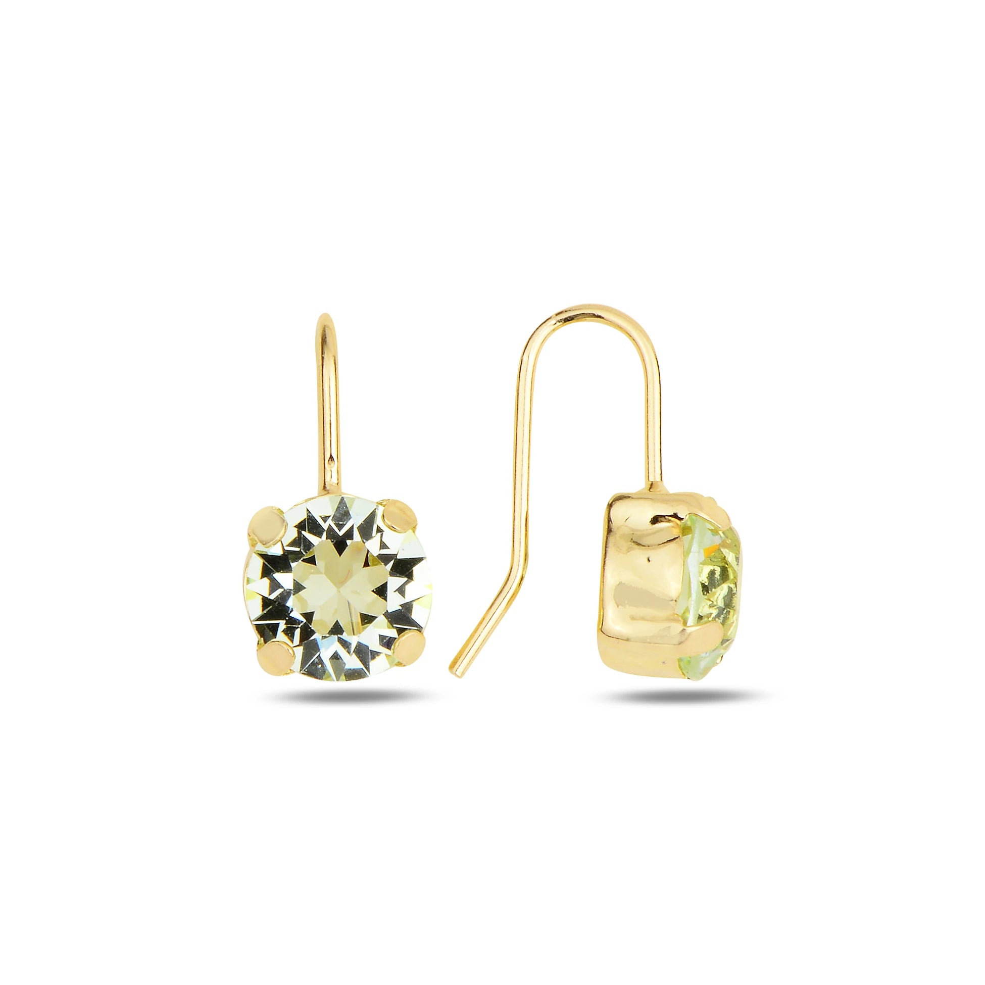 Sparkling Minimalist Hook Earrings - Delicate Everyday Style