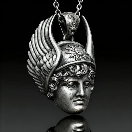 Elegant Winged Pendant Necklace