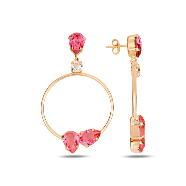 Statement Chandelier Earrings - Luxurious Dangle Design