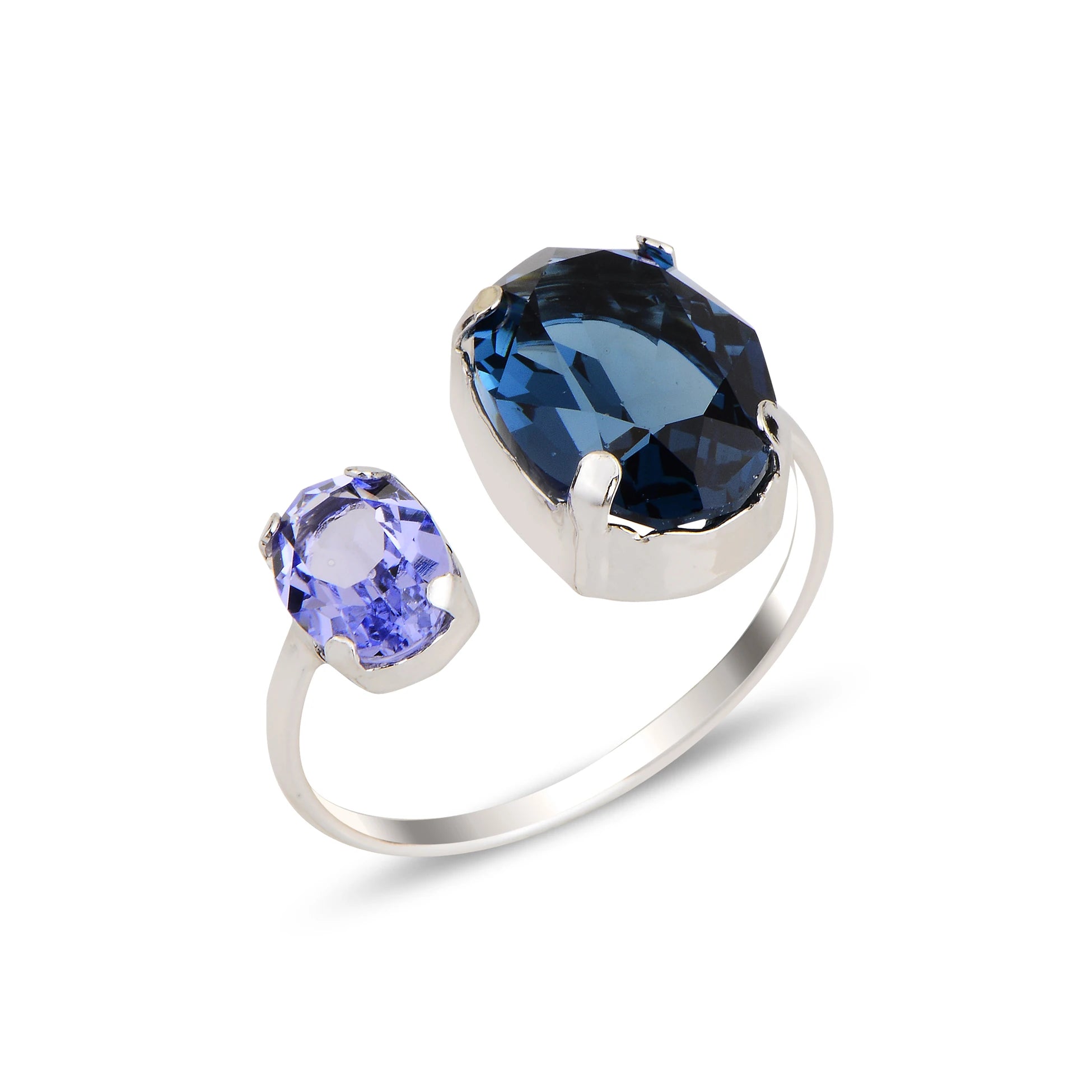 Rounded Elegance Open Ring - Contemporary & Versatile Design