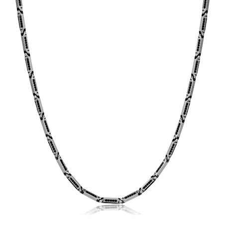 Sterling Silver Orion Chain Necklace - Distinctive Link Style