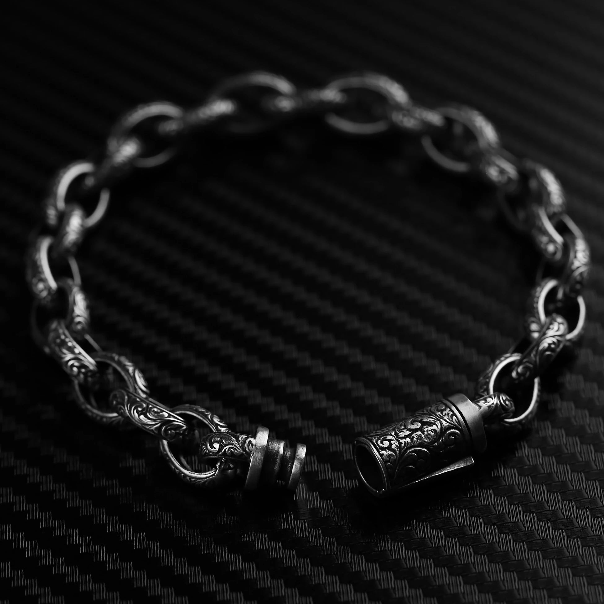 Sterling Silver Bracelet - Einar Style Statement Piece