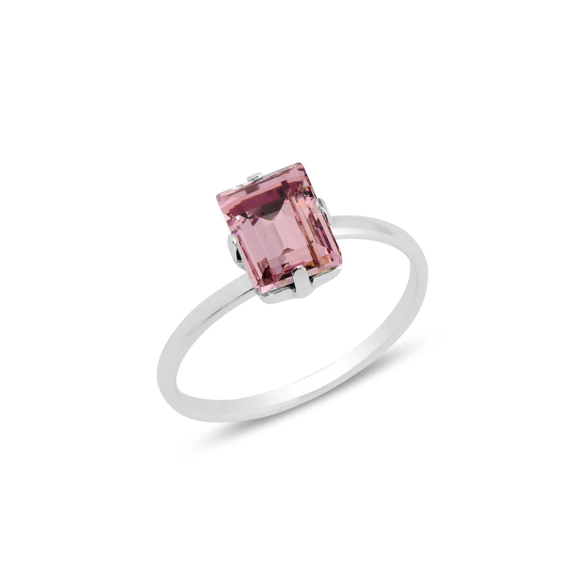Anello Swarovski Baguette - Eleganza Minimalista per una Scintilla Quotidiana