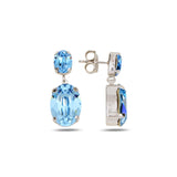 Refined Double Drop Earrings - Everyday Sophistication