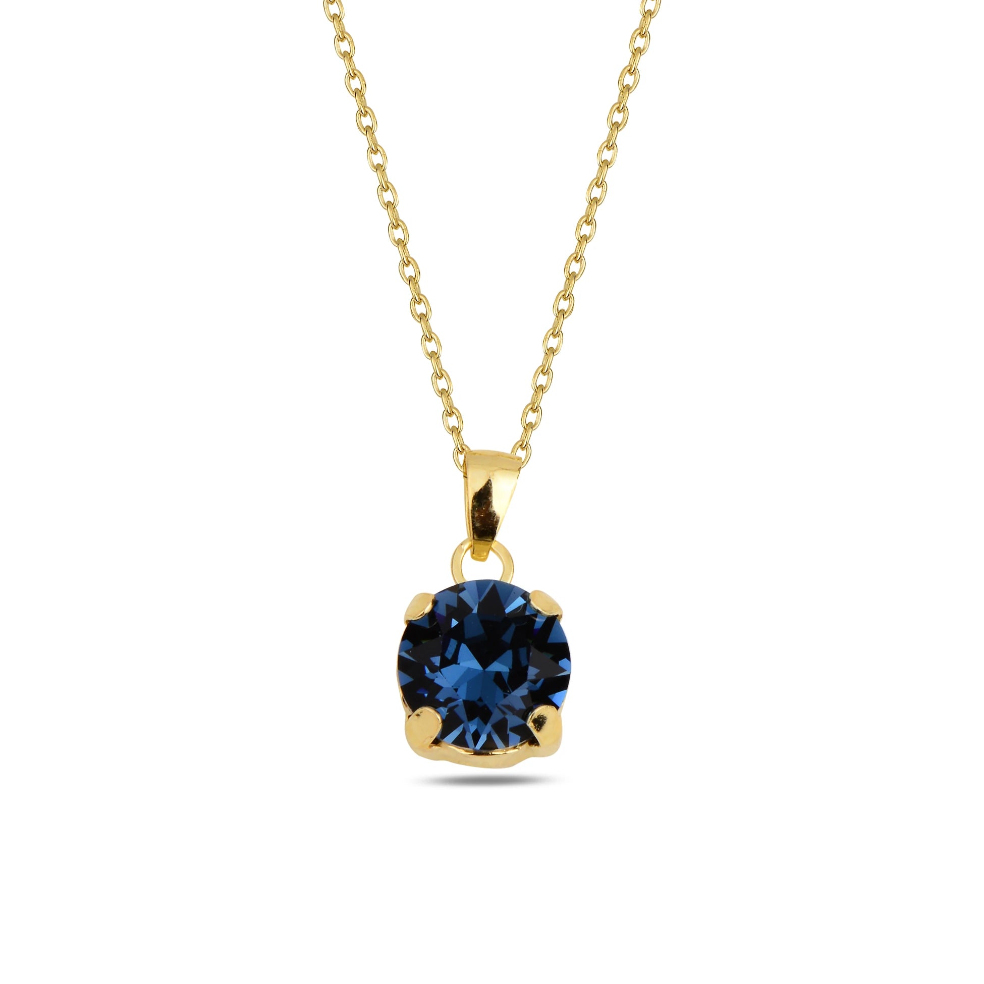 Brilliant Stone Pendant Necklace - Minimalist Everyday Sparkle
