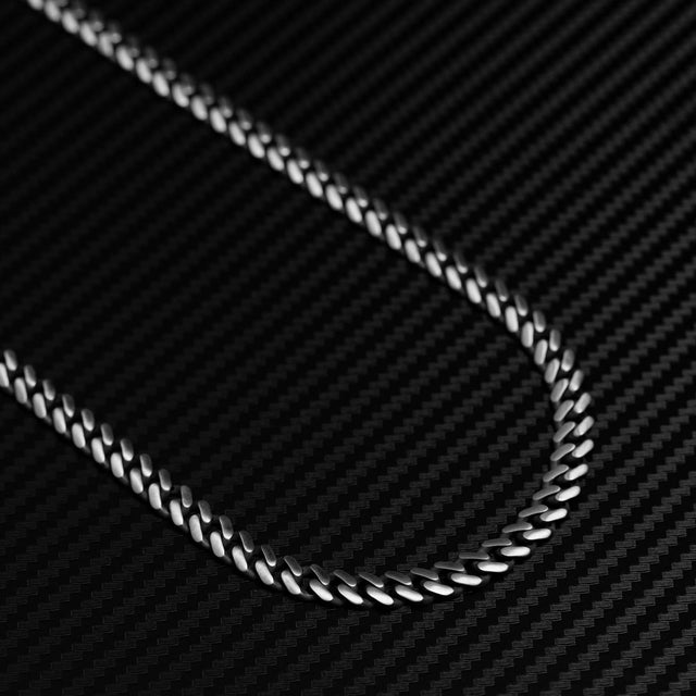 Sterling Silver Chain Necklace - Delicate Curb Link