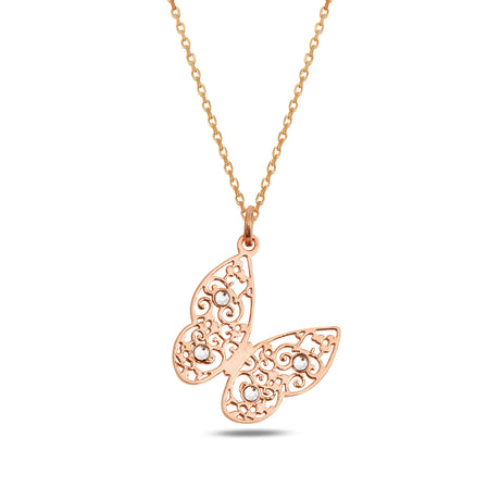 Butterfly Tree of Life Necklace - Symbol of Growth & Beauty