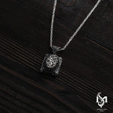 Sterling Silver Men's Set - "Kun Fe Yekun" Divine Inscription Jewelry