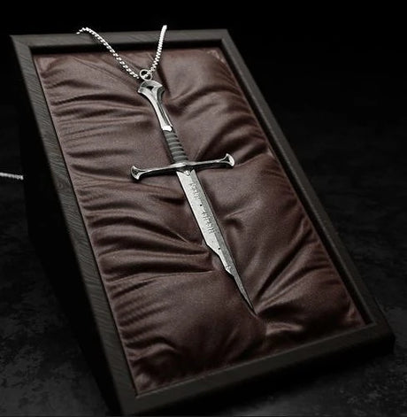 Fantasy Collectible Anduril Sword Necklace