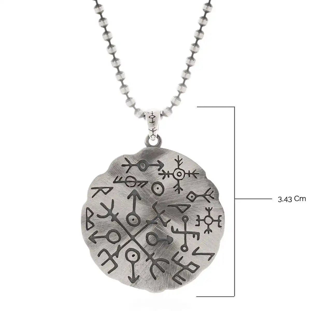 Sterling Silver Viking Charm - Protective Amulet