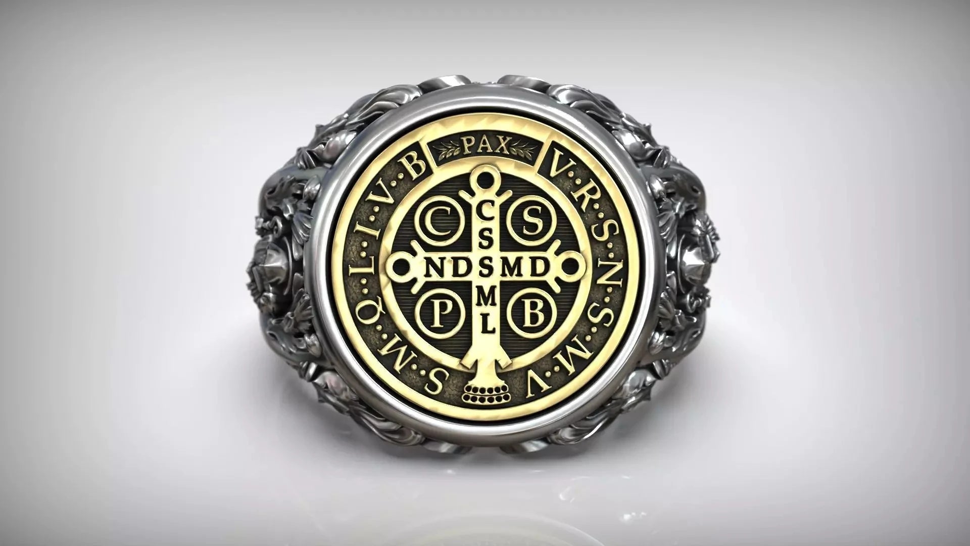 Premium Saint Benedict Devotional Ring