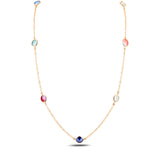 Lustrous Metal Pendant Necklace - Elegant Ceres Design