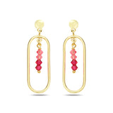 Exquisite Pearl Oval Earrings - Sophisticated Italian Craftsmanship