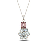 Delicate Floral Pendant Necklace - Nature-Inspired Elegance