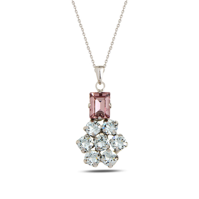 Delicate Floral Pendant Necklace - Nature-Inspired Elegance