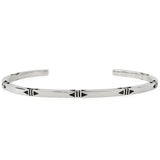 Sterling Silver Viking Bracelet - Intricate Hemming Design