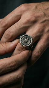 Premium Roman Eagle Statement Ring