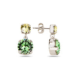 Sparkling Crystal Mini Earrings - Timeless Oval Cut Design