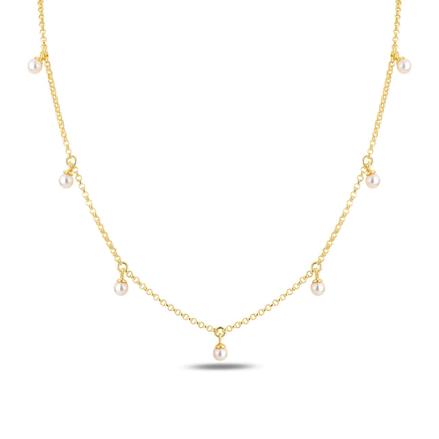 Timeless Pendant Necklace - Classic Elegance with Sparkling Accent