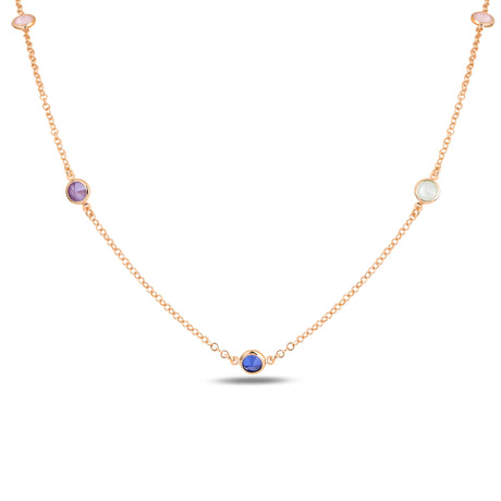 Lustrous Metal Pendant Necklace - Elegant Ceres Design