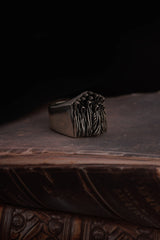 Elegant Artisan Shadow Ring