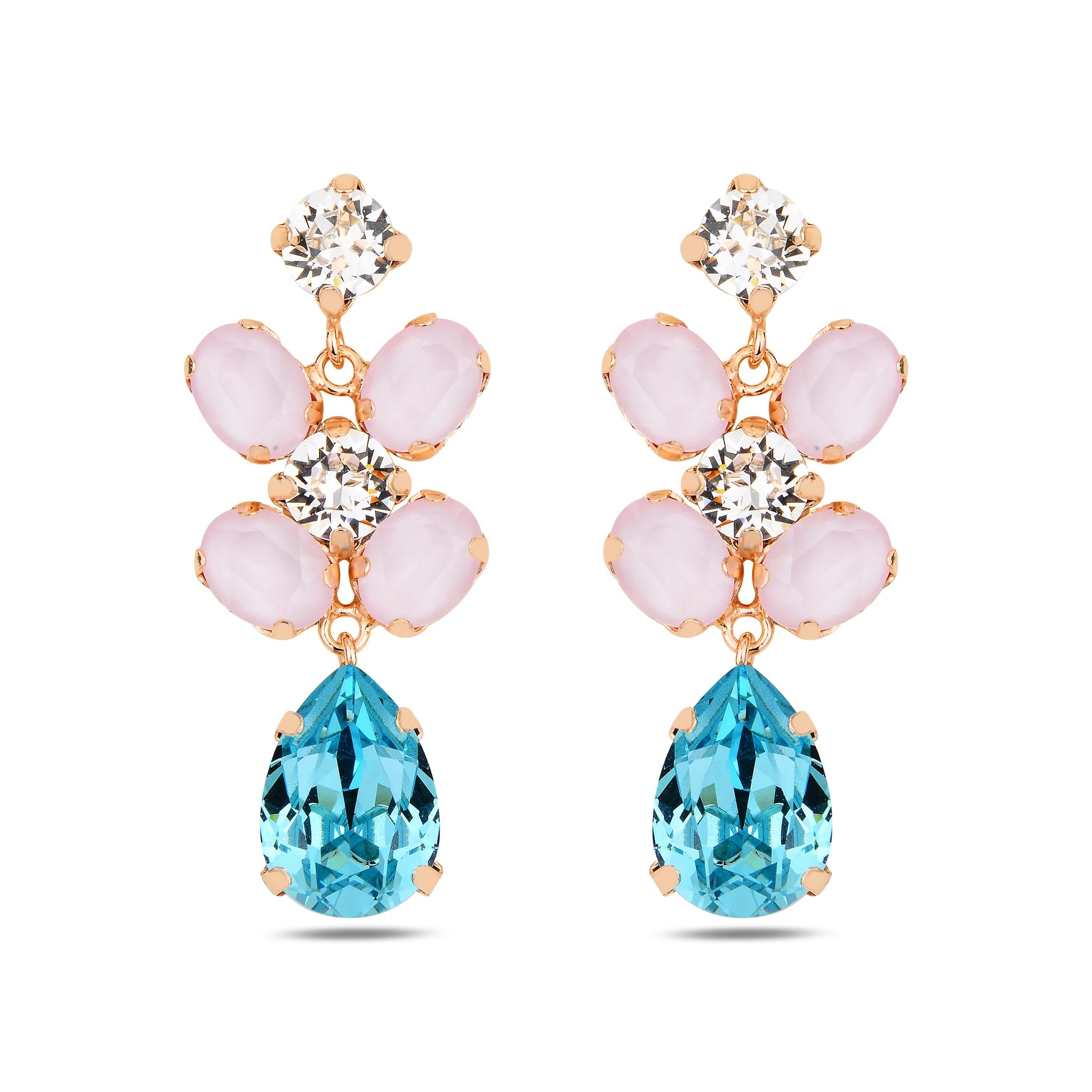 Dazzling Chandelier Earrings - Voluminous Radiance Statement