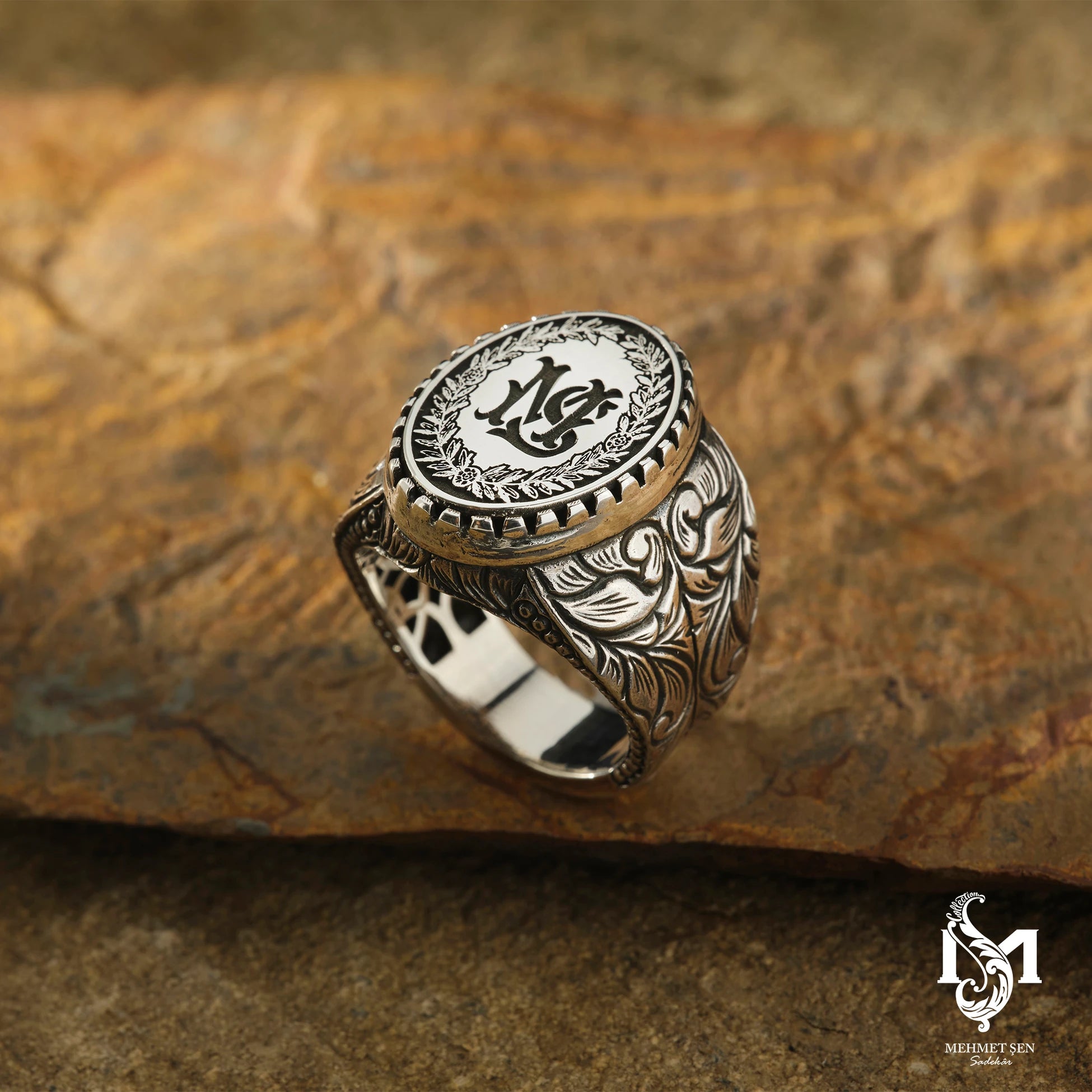 Men's Engravable Ring - Personalized Design for Him