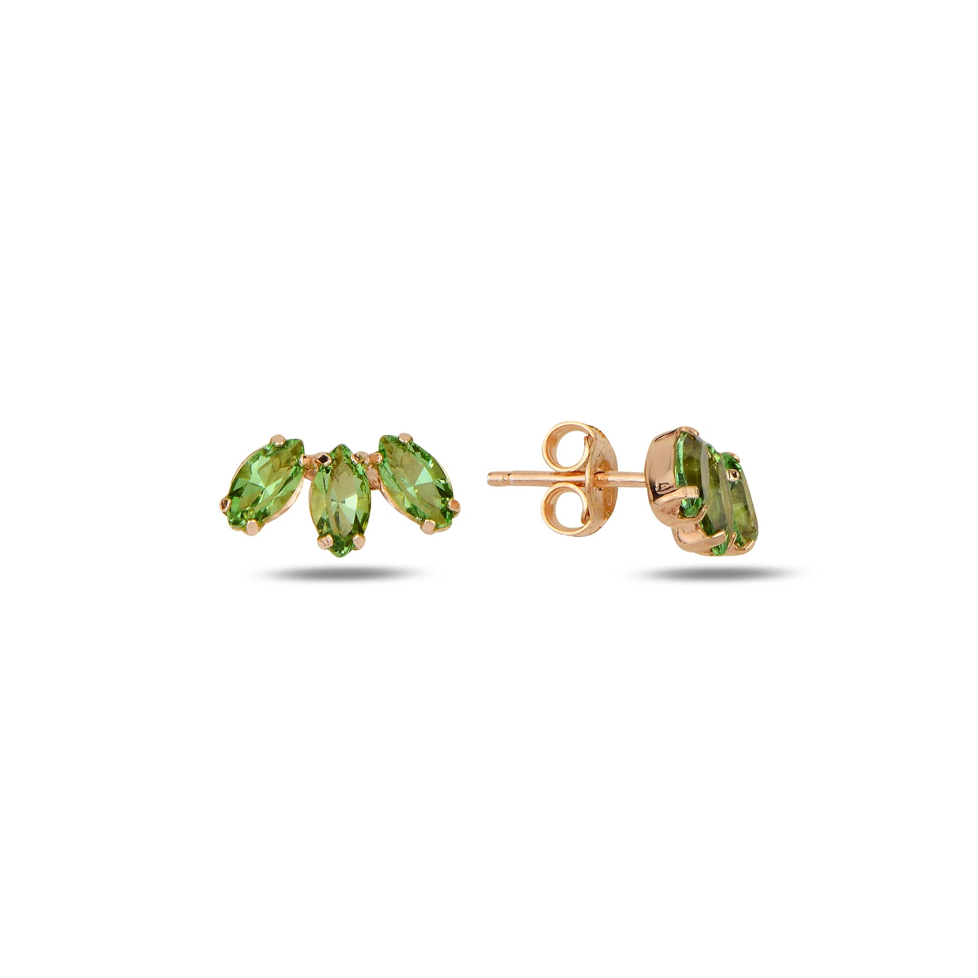 Boucles d'oreilles Marquise en argent sterling avec cristal Swarovski
