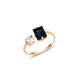 Double Band Ring - Elegant Sienna Design