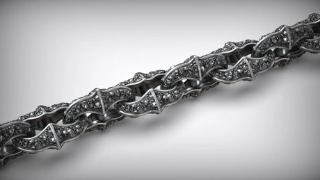 Elegant Interlocking Chain Bracelet